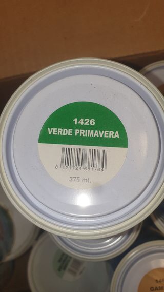 Lote esmalte satinado VARIOS COLORES 375 ml