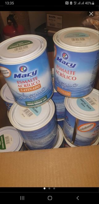 Lote esmalte satinado VARIOS COLORES 375 ml