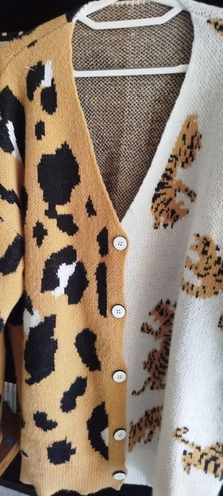 Chaqueta print animal.