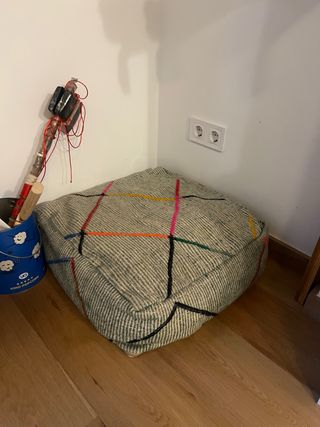 Puff marocchino in lana