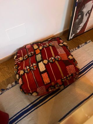 Puff marocchino in lana