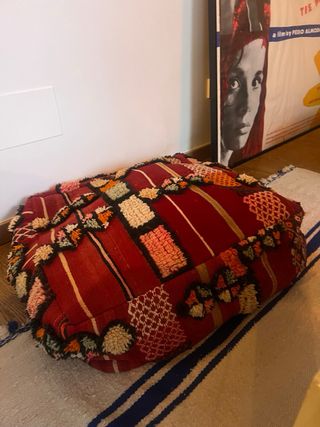 Puff marocchino in lana