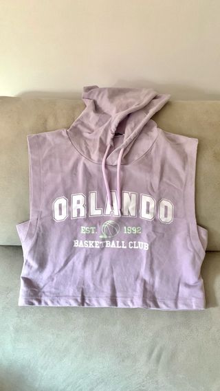 Camiseta de algodón sin mangas talla M