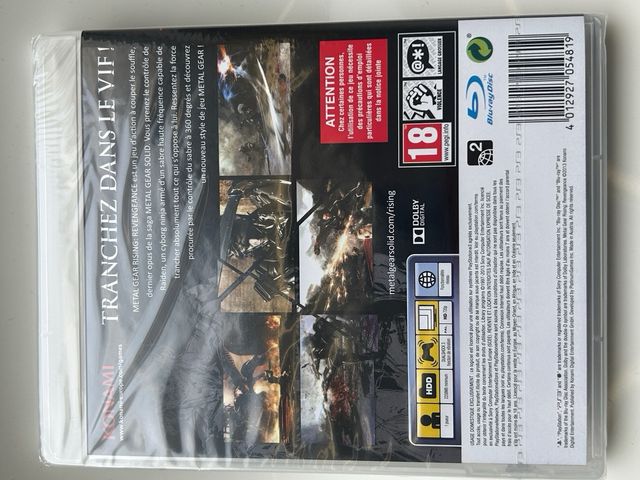 Metal Gear Rising Revengeance sigillato