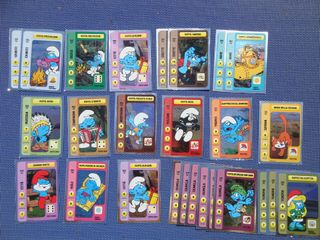 Carta Puffi Puffo Stonato N° 034 Conad argentata -