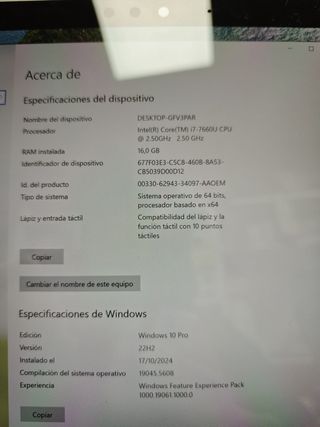 Microsoft Surface Pro 5 1796 Táctil #274953