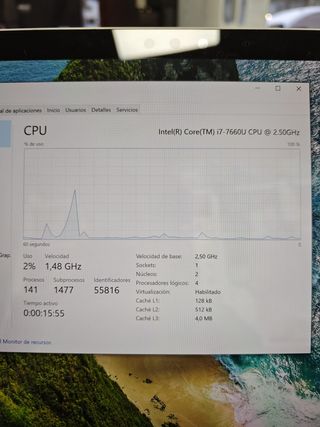 Microsoft Surface Pro 5 1796 Táctil #274953