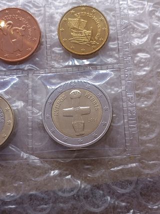 Serie euro Cipro 2014. UNC