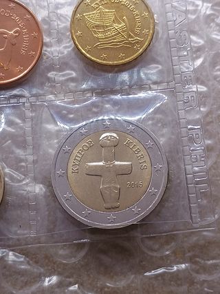 Serie euro Cipro 2015 UNC.