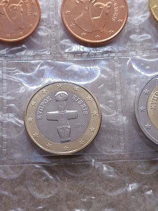 Serie euro Cipro 2015 UNC.