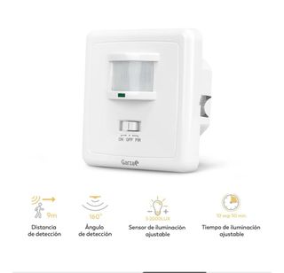 Sensor movimiento interruptor luz Garza