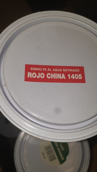 Lote pintura esmalte acrilico al agua 750 ml