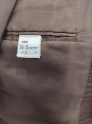 Conjunto de calças e casaco