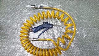 Manguera espiral 4+4 mts. para aire comprimido