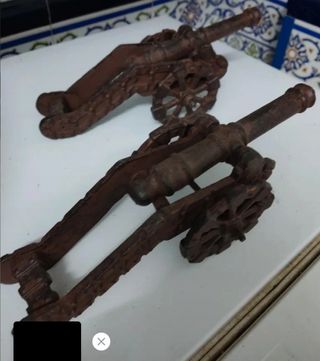 Cañón de hierro forjado 