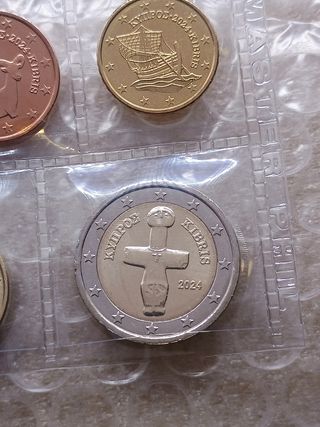 Serie Euro Cipro 2024. UNC