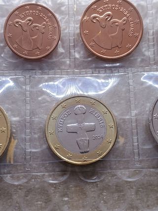 Serie Euro Cipro 2024. UNC