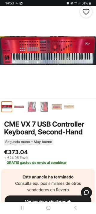 Piano CME VX 5