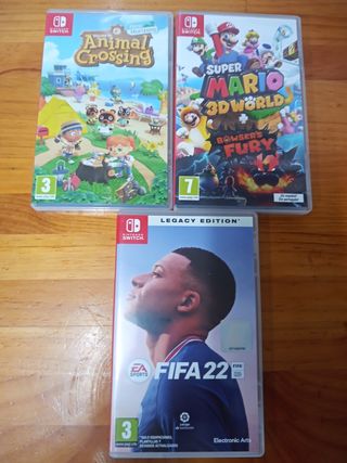 Consola Nintendo Switch + 3 juegos