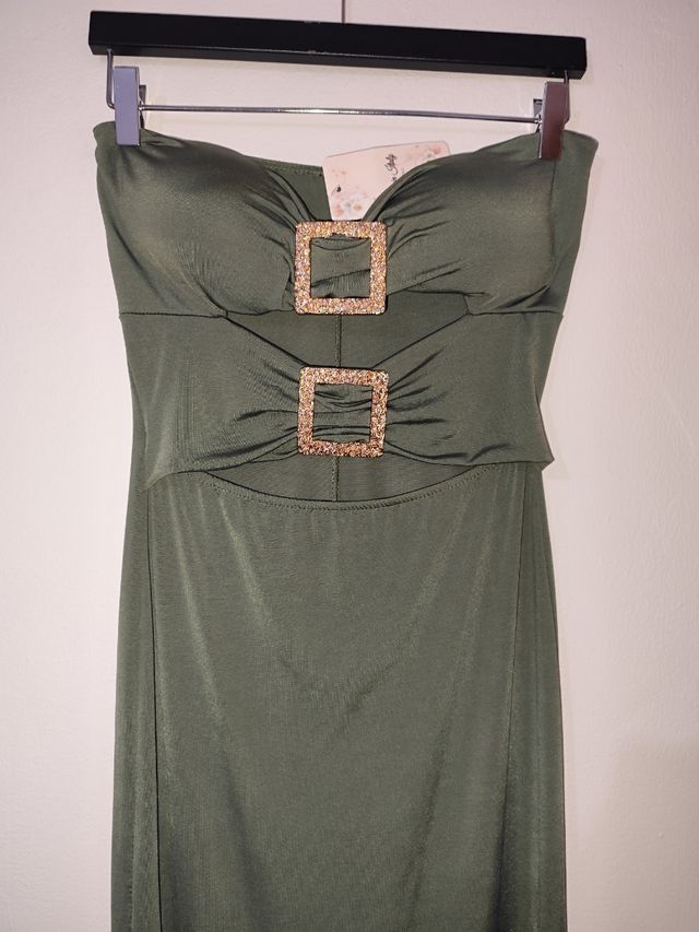 Vestido licra verde