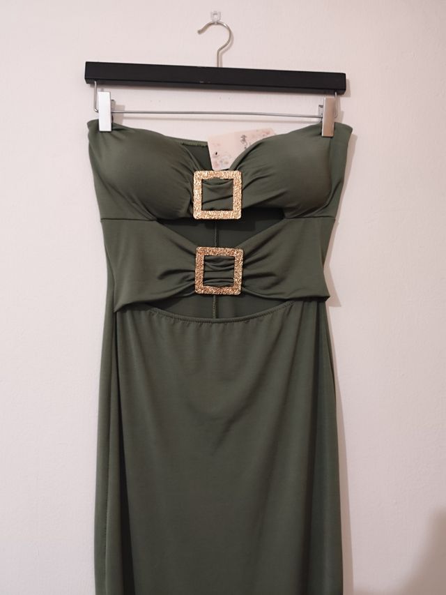 Vestido licra verde