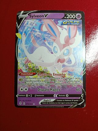 Carta Pokémon Sylveon V PS 200