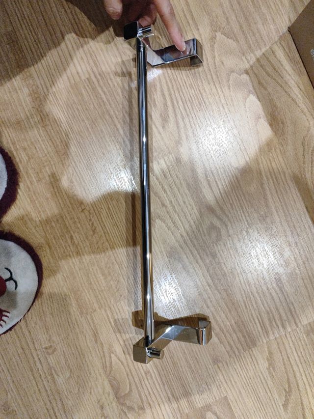 Toallero con 2 perchas sin taladros