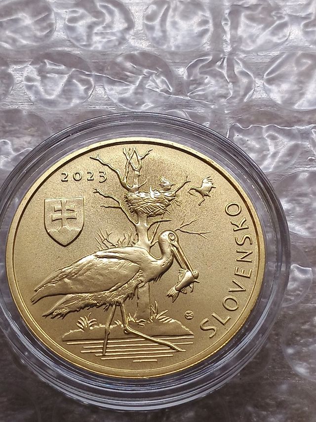 5€ Slovacchia 2023. La Cicogna Nera