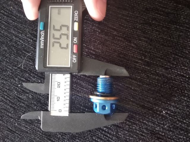 Tornillo vaciado de aceite pit bike iman