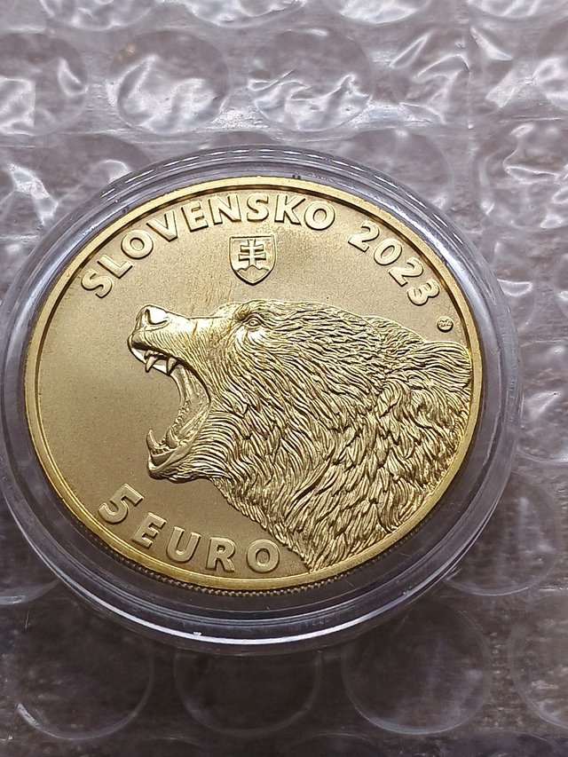5€ Slovacchia 2023. L' Orso