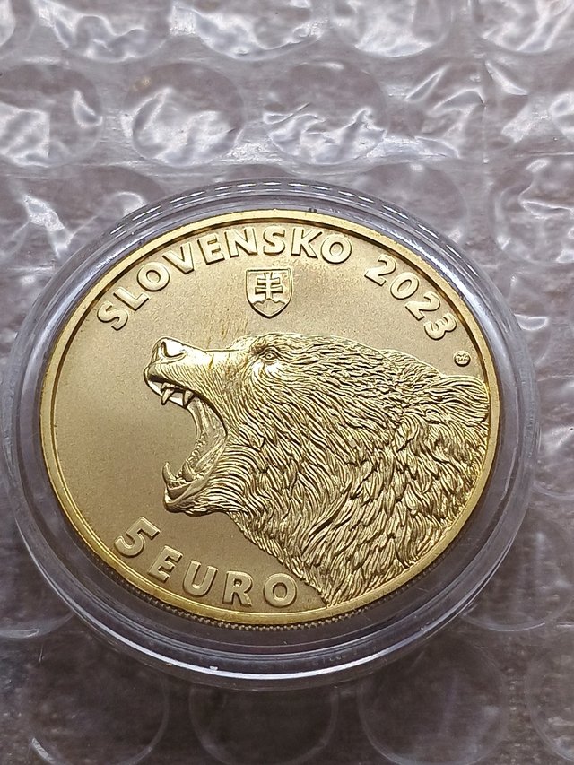5€ Slovacchia 2023. L' Orso