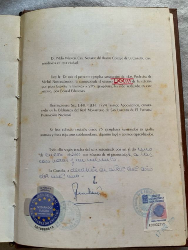 Las Profecias de Nostradamus