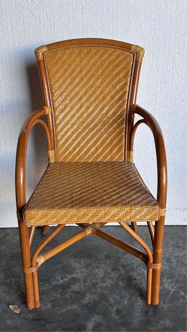 Silla cuerda naranja