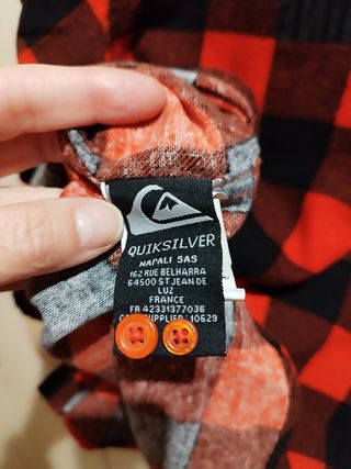 Camisa de cuadros Quiksilver