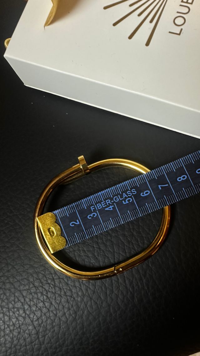 La pulsera de oro laminado clavo Cartier