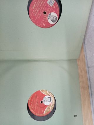 Discos pizarra Juanito Valderrama.