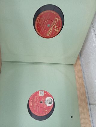 Discos pizarra Juanito Valderrama.