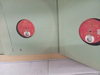 Discos pizarra Juanito Valderrama.