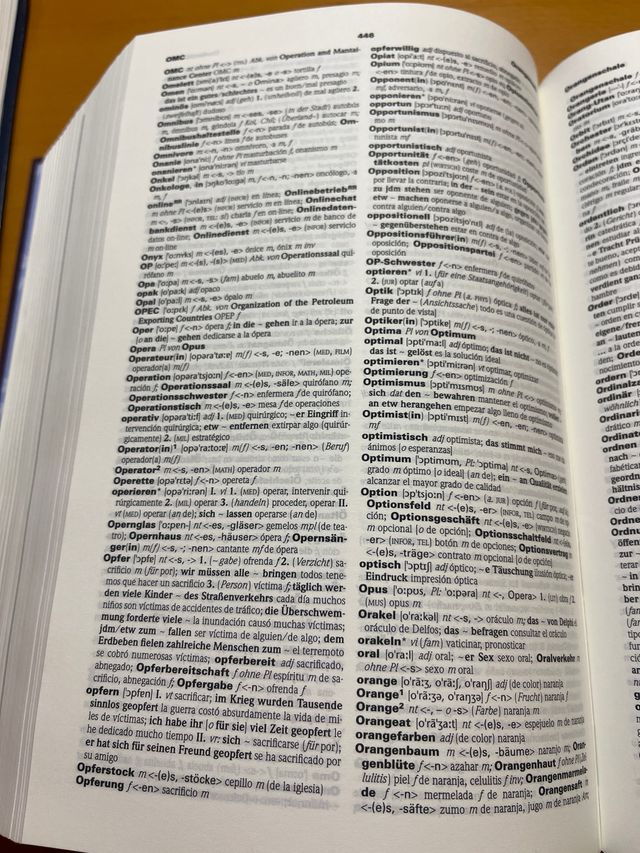 Diccionario Avanzado Alemán