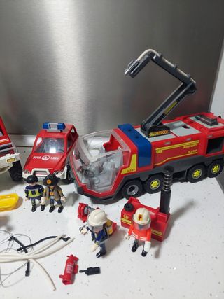 Playmobil lote bomberos