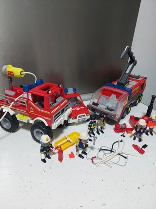 Playmobil lote bomberos