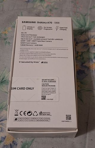 Samsung galaxy A70