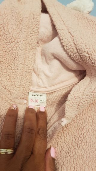 Casaco cor de rosa da Lefties