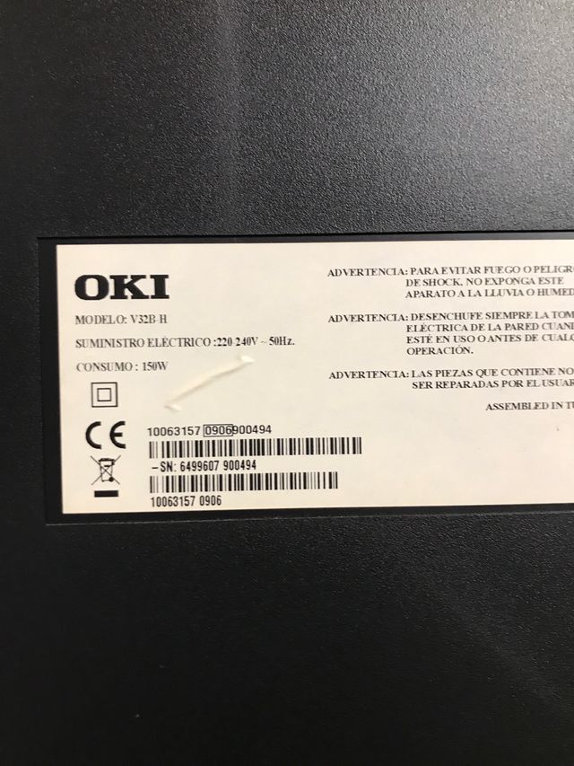 Tv oki 32”