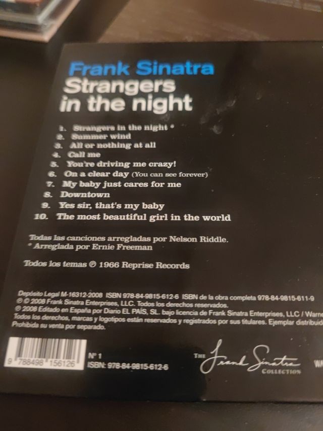 Fran Sinatra " strangers in the night"
