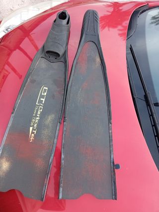 Pinne in carbonio con scarpa Mares