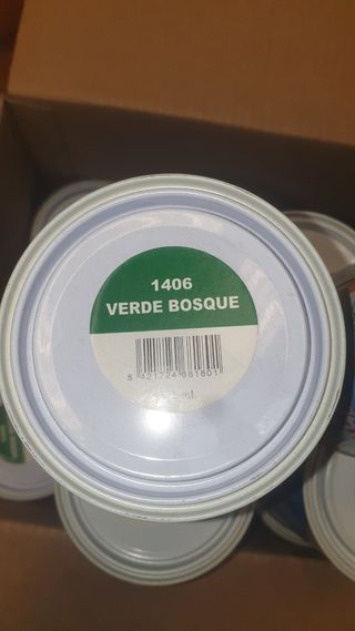 Lote pintura esmalte acrílico al agua..7