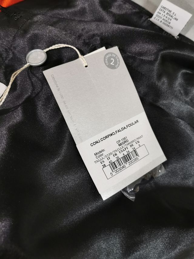 LIQUIDACION! Conjunto nuevo alta costura talla 38