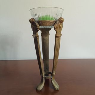 PORTAVELAS, CANDELABRO DE BRONCE