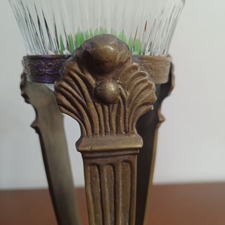 PORTAVELAS, CANDELABRO DE BRONCE